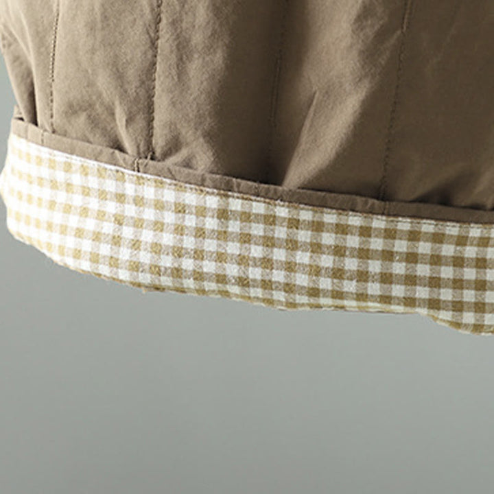 Buddha Stones Straight Lines Stripes Cotton Fleece-Lined Women's Harem Pants With Pockets - image 5