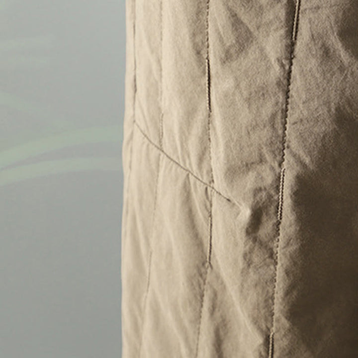 Buddha Stones Straight Lines Stripes Cotton Fleece-Lined Women's Harem Pants With Pockets - image 4