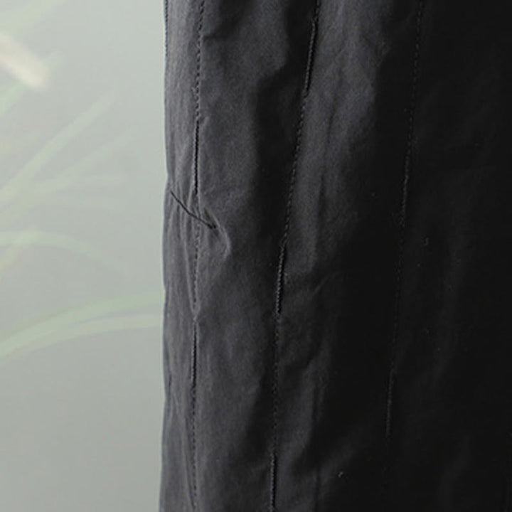 Buddha Stones Straight Lines Stripes Cotton Fleece-Lined Women's Harem Pants With Pockets - image 9