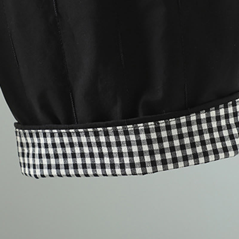 Buddha Stones Straight Lines Stripes Cotton Fleece-Lined Women's Harem Pants With Pockets - image 11