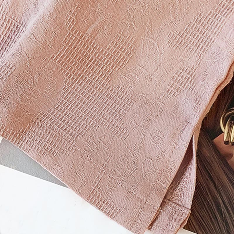 Buddha Stones Commute Jacquard Chinese Frog-Button Mandarin Collar Long Sleeve Women's Cotton Shirt - image 28