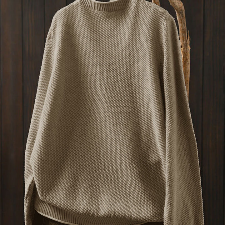 Buddha Stones Fall Colorful Buttons V-Neck Cotton Women's Long Sleeve Knitted Sweater - image 2