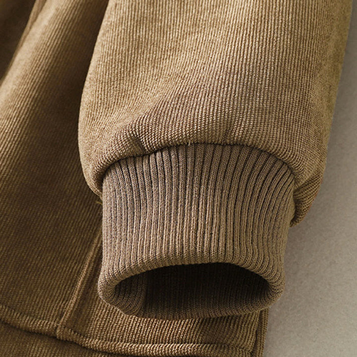 Buddha Stones Winter High Neck Warm Cotton Women's Long Sleeve Midi Dress With Pockets - image 4