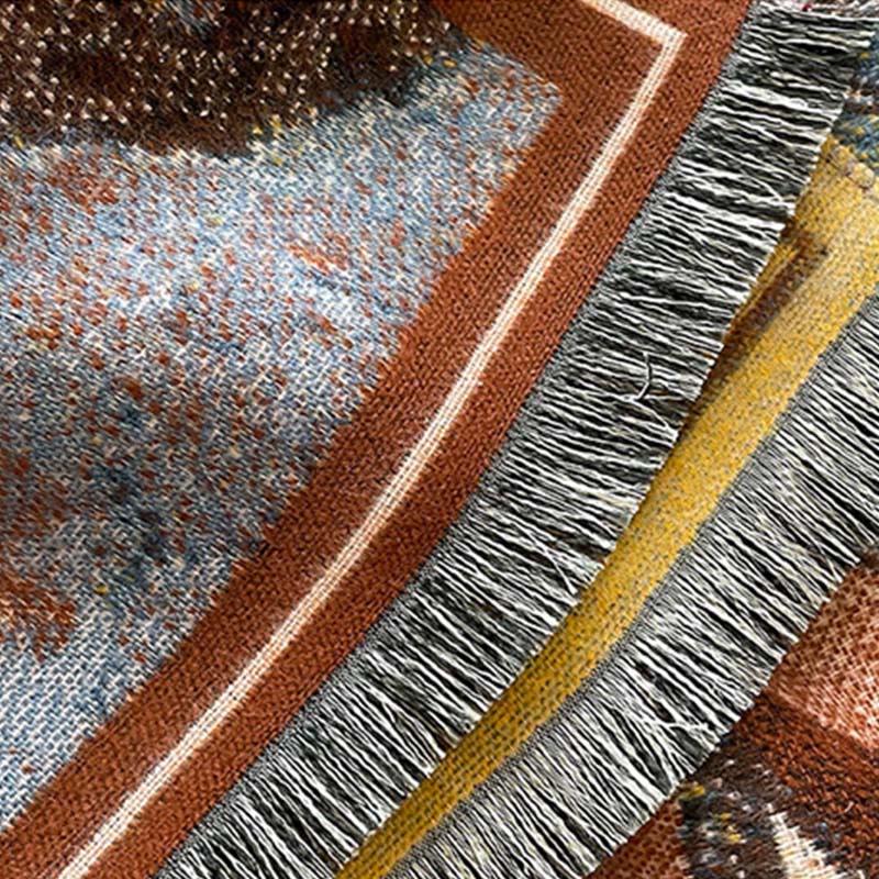 Buddha Stones Winter White Magnolia Flowers Little Bird Pattern Warm Cozy Scarf Shawl - image 14