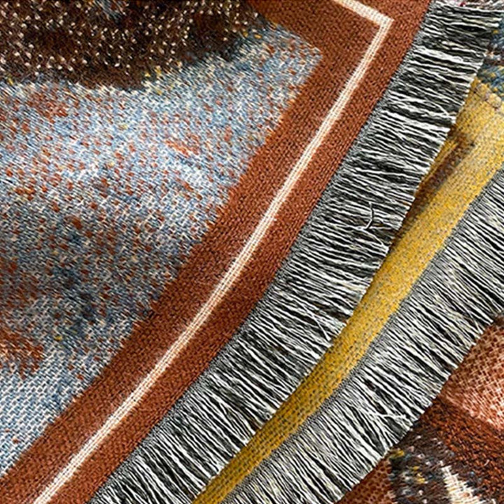 Buddha Stones Winter White Magnolia Flowers Little Bird Pattern Warm Cozy Scarf Shawl - image 14