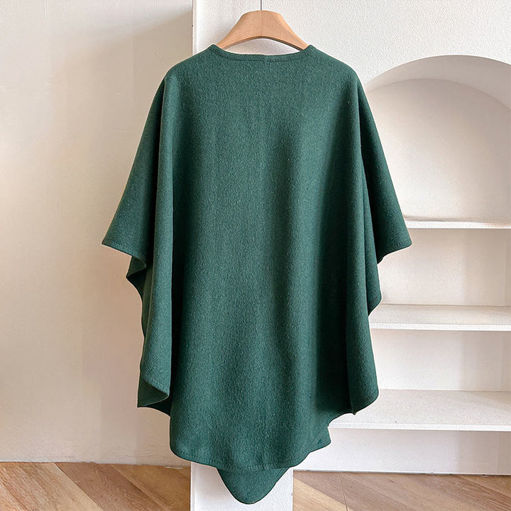 Buddha Stones Winter Solid Color Warm Cozy Split Scarf Shawl - image 9