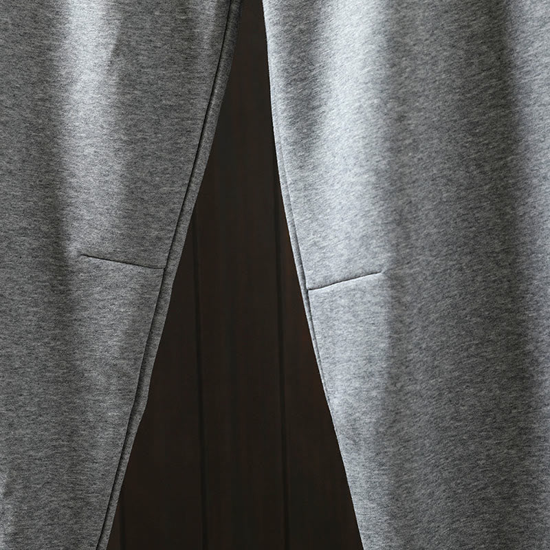 Buddha Stones Fall Solid Color-Blocked Women's Cotton Pants With Pockets - image 6