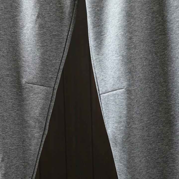 Buddha Stones Fall Solid Color-Blocked Women's Cotton Pants With Pockets - image 6