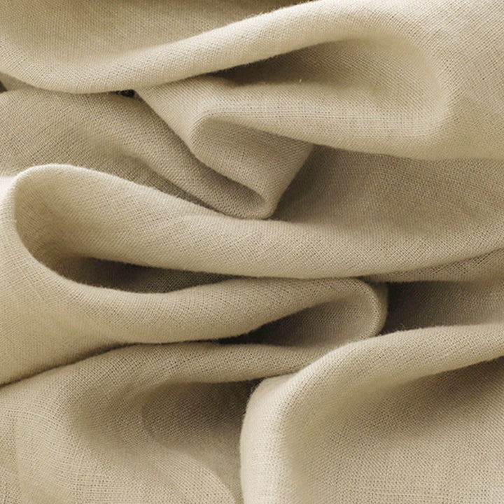 Buddha Stones Fall Commute Plain Buttons Design Long Sleeve Cotton Midi Dress With Pockets - image 14