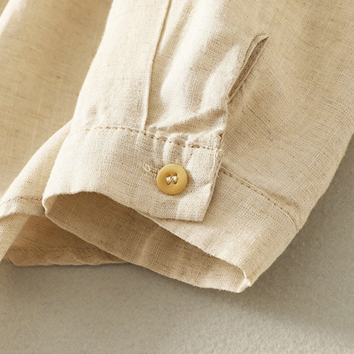 Buddha Stones Spring Embroidered Flower Long Sleeve Women's Buttons Shirt - image 9