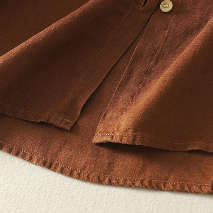 Buddha Stones Spring Embroidered Flower Long Sleeve Women's Buttons Shirt - image 15