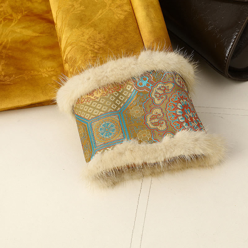 Buddha Stones Frog-Button Traditional Chinese Patterns Women's Long Sleeve Thickened Jacket  - image 7