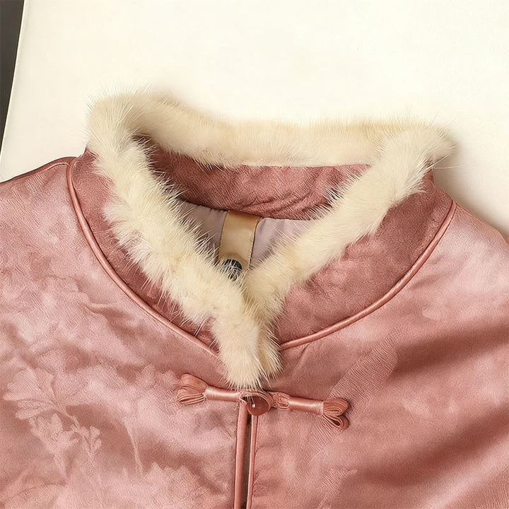 Buddha Stones Frog-Button Traditional Chinese Patterns Women's Long Sleeve Thickened Jacket  - image 19