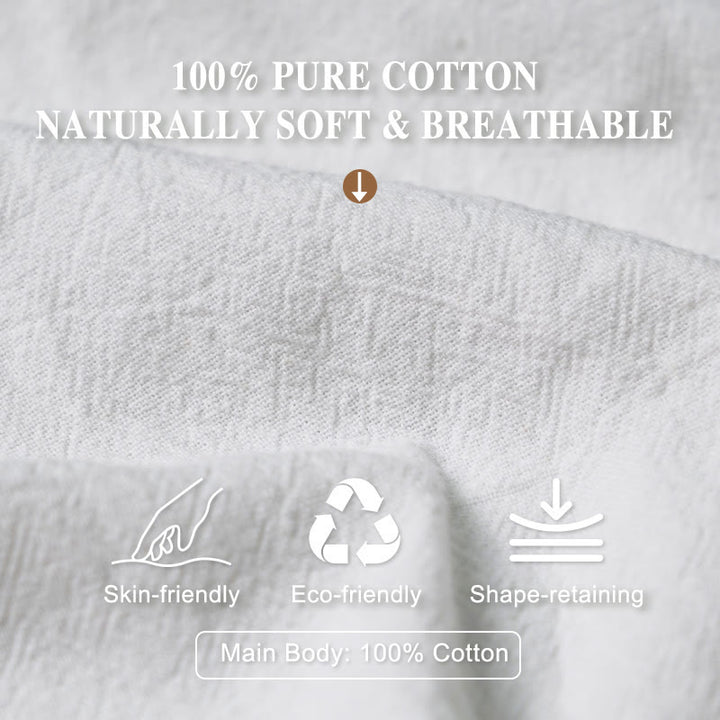 Buddha Stones Pure Cotton Minimalist Style Dandelion Pattern Women's Elastic Waist Harem Pants - image 3