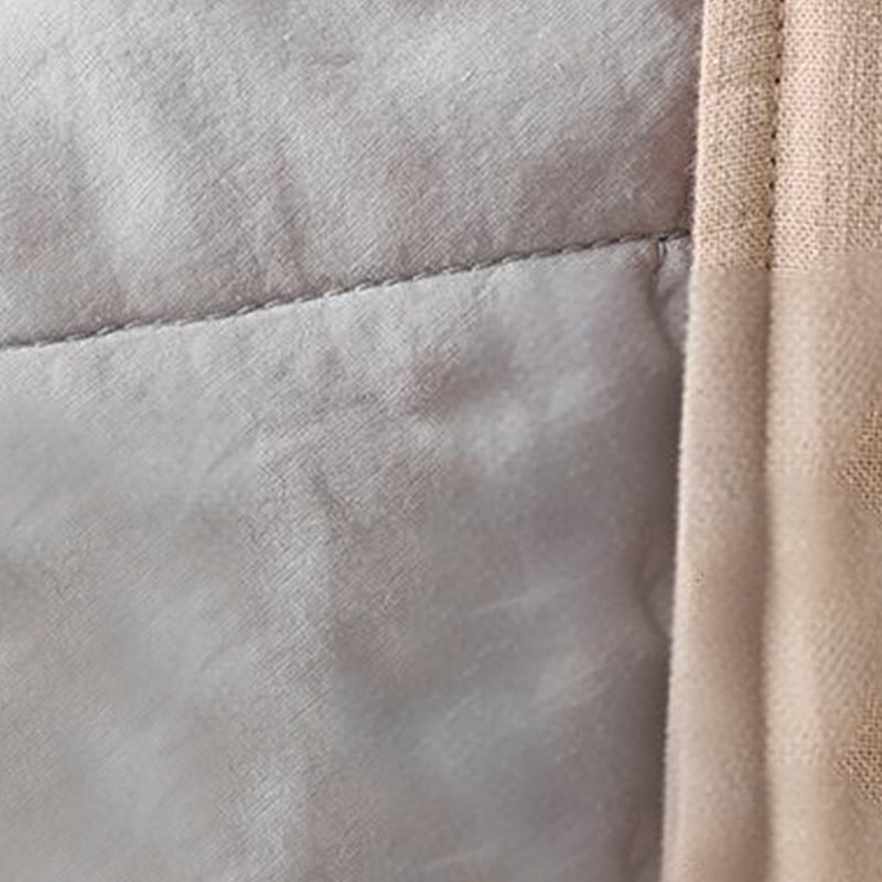 Buddha Stones Winter Frog-button Mid-length Women's Cotton Coat With Pockets - image 19