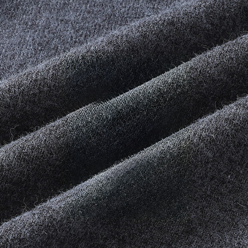 Buddha Stones Winter Buttons Crew Neck Design Warm Men's Long Sleeve Knitted Sweater - image 8