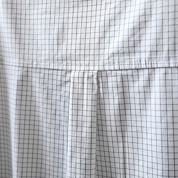 Buddha Stones Plaid Contrasting Buttons Down Long Sleeve Women's Cotton Shirt - image 13