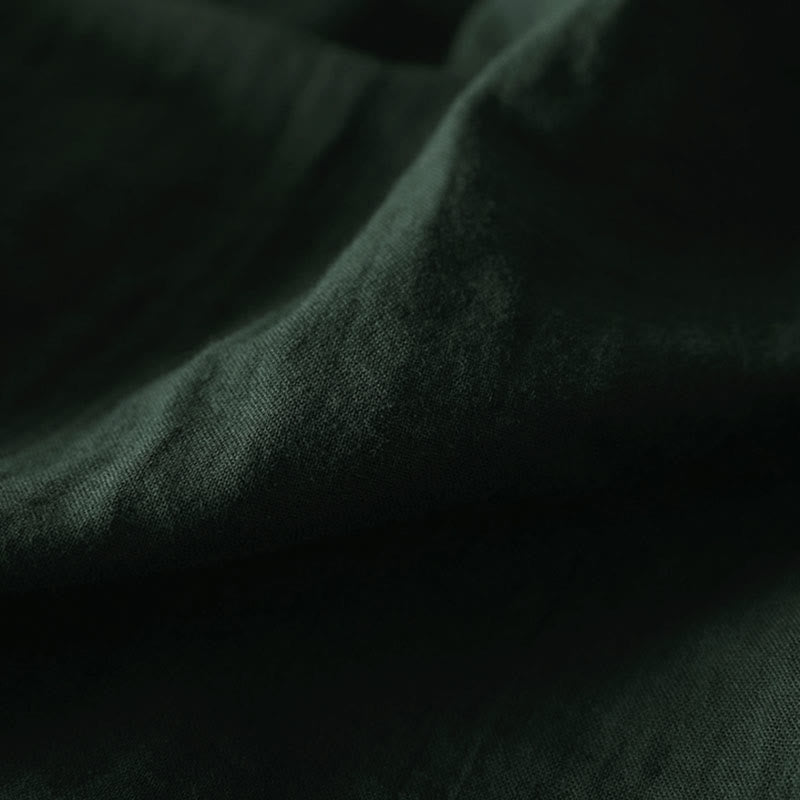 Buddha Stones Fall Contrasting Pocket Buttons Down Long Sleeve Women's Cotton Shirt - image 10