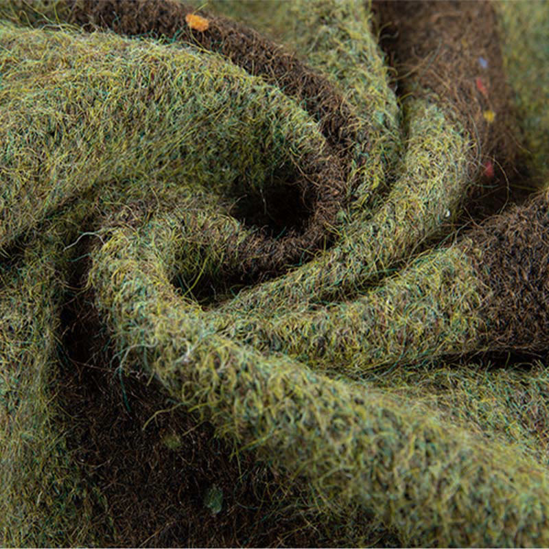 Buddha Stones Winter Stripes Pattern Crew Neck Long Sleeve Women's Cotton Sweater - image 16