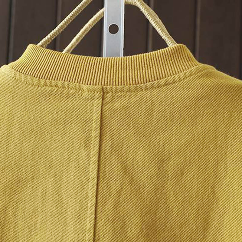 Buddha Stones Fall Button Down Women's Cotton Long Sleeve Outerwear Jacket With Pockets - image 10