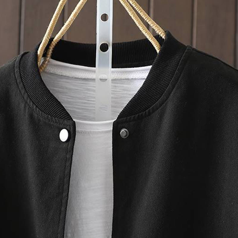 Buddha Stones Fall Button Down Women's Cotton Long Sleeve Outerwear Jacket With Pockets - image 26