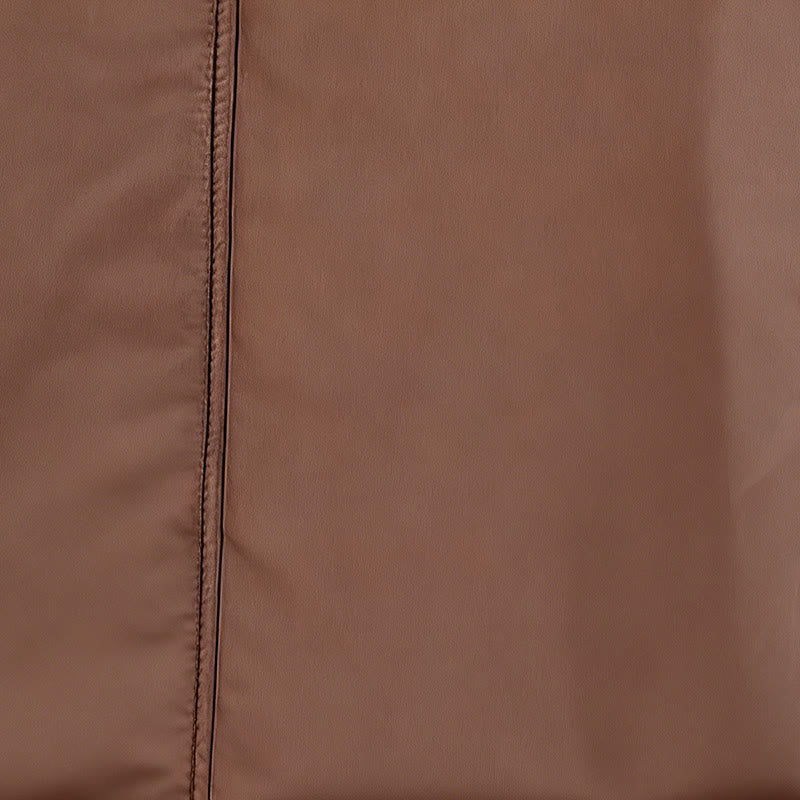 Buddha Stones Winter V-Neck Buttons Long Sleeve Thermal Women's Cotton Coat With Pockets - image 11