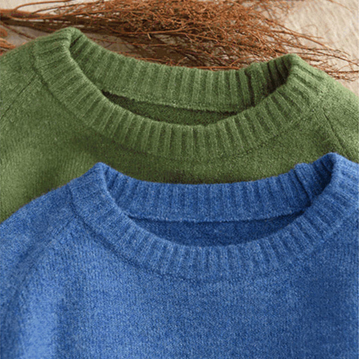 Buddha Stones Winter Crew Neck Warm Long Sleeve Women's Cotton Knitted Sweater - image 6