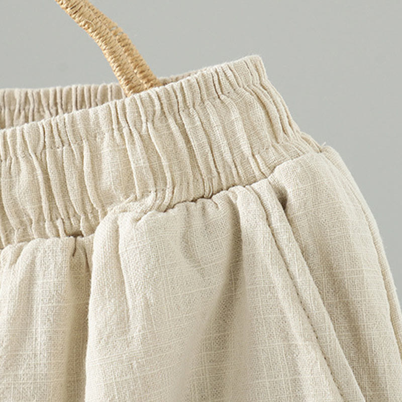 Buddha Stones Winter Elastic Waist Frog-Button Design Cotton Thermal Women's Straight Leg Pants With Pockets - image 10