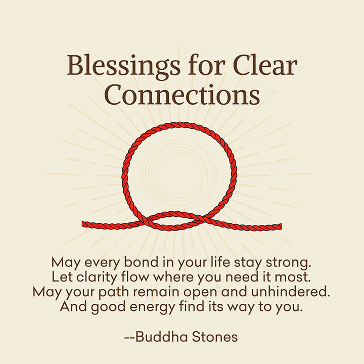 Buddha Stones "Blessings for Clear Connections" 925 Sterling Silver Lucky Golden Bead String Bracelet Anklet Includes Gift Message Card - image 2