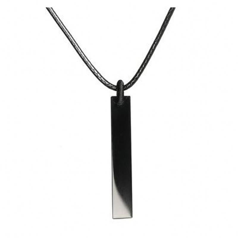 Buddha Stones Black Obsidian Blue Sandstone Transformation Necklace Pendant - image 4