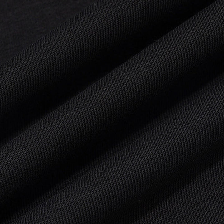 Buddha Stones Fall Polo Collar Button Men's Sweatshirt Cotton Pullover - image 11