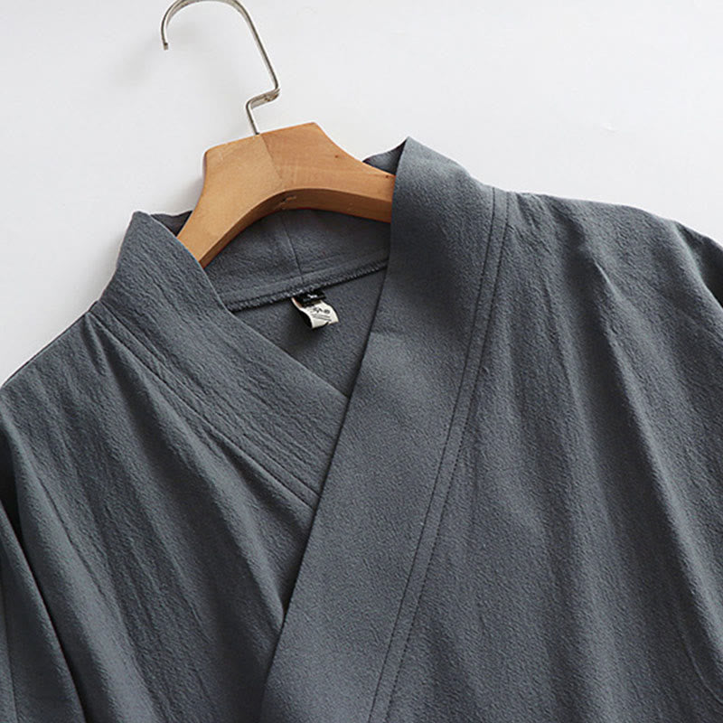 Buddha Stones Wudang Traditional Tai Chi Martial Arts Ceremony Long Sleeve Men's Taoist Long Robe - image 8