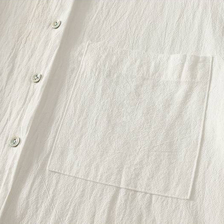 Buddha Stones Fall Crew Collar Long Sleeve Women's Polyester Shirt With Pockets - image 15