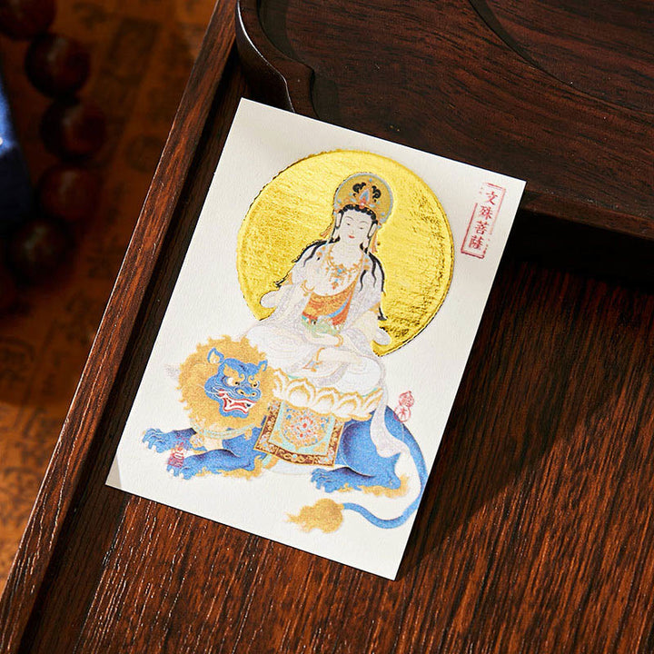 Buddha Stones Chinese Zodiac Natal Buddha Copper Coins Sachet Blessing Hanging Decoration - image 1