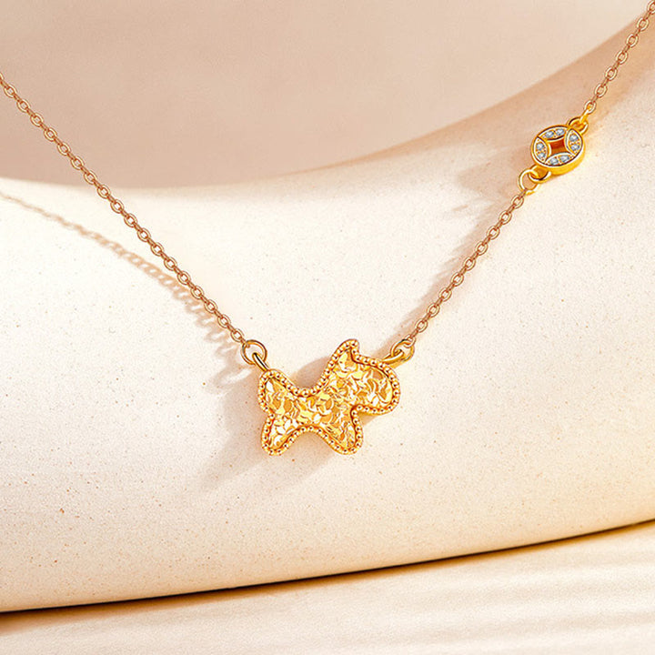 Buddha Stones Year Of The Horse Chinese Zodiac 925 Sterling Silver Coin Design Blessing Chain Necklace Pendants - image 4