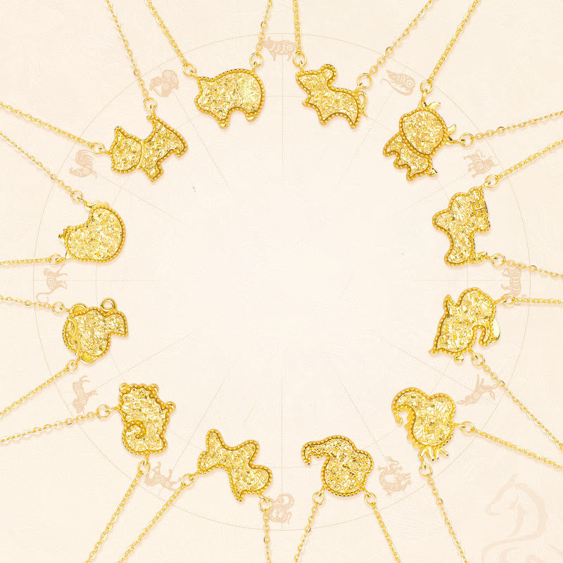 Buddha Stones Year Of The Horse Chinese Zodiac 925 Sterling Silver Coin Design Blessing Chain Necklace Pendants - image 0