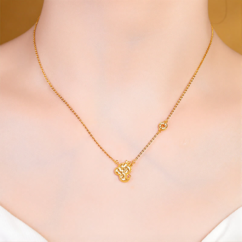 Buddha Stones Year Of The Horse Chinese Zodiac 925 Sterling Silver Coin Design Blessing Chain Necklace Pendants - image 20