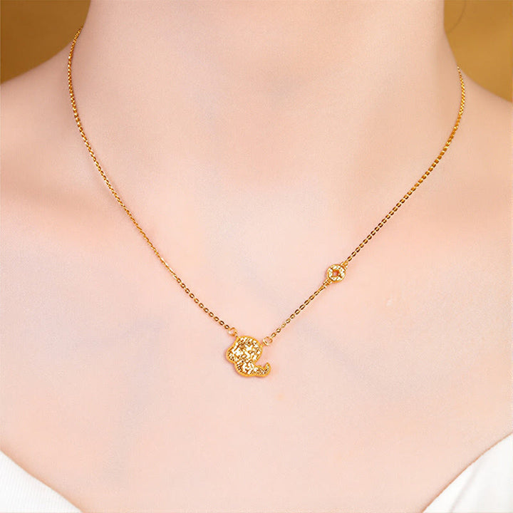 Buddha Stones Year Of The Horse Chinese Zodiac 925 Sterling Silver Coin Design Blessing Chain Necklace Pendants - image 22