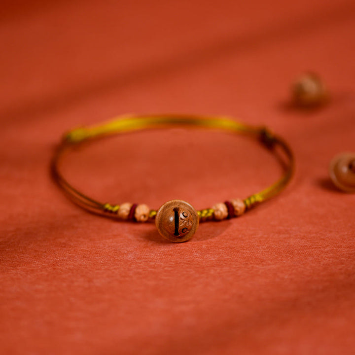 Buddha Stones Red String Peach Wood Bead Bell Strength Adjustable Cats Small Dogs Pet Collar - image 14