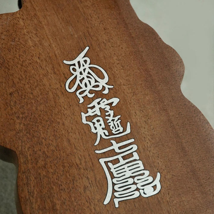 Buddha Stones Year Of The Horse Fu Character Ebony Wood Jujube Wood Balance Necklace Pendants - image 6