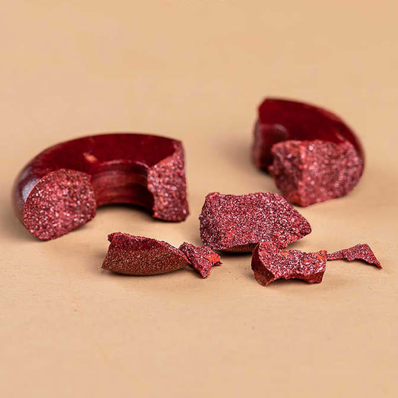 Buddha Stones 925 Sterling Silver Cinnabar Peace Buckle Connection Braid String Bracelet - image 17