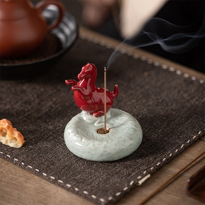 Buddha Stones Year Of The Horse 2026 New Year Home Decoration Incense Burner - image 8