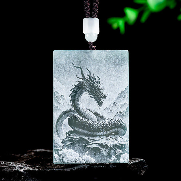 Buddha Stones Year Of The Horse Chinese Zodiac Engraving Jade Abundance Necklace Pendants - image 13