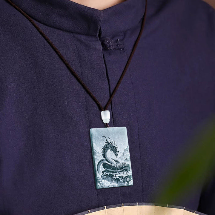 Buddha Stones Year Of The Horse Chinese Zodiac Engraving Jade Abundance Necklace Pendants - image 18