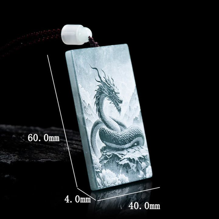 Buddha Stones Year Of The Horse Chinese Zodiac Engraving Jade Abundance Necklace Pendants - image 17