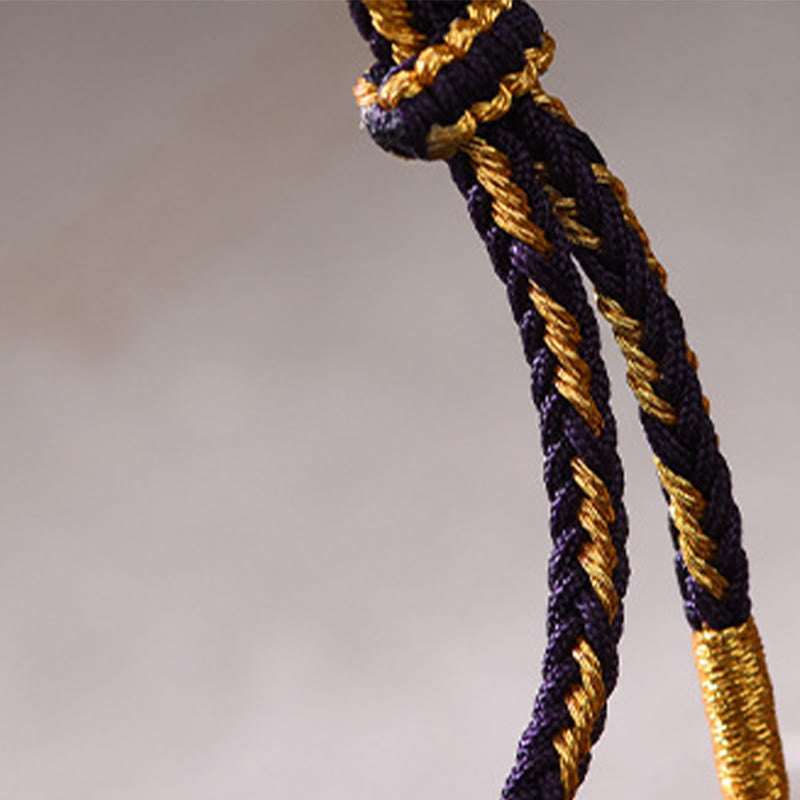 Buddha Stones Five-Emperor Coins Copper Amethyst Cinnabar Black Red String Balance Attract Fortune Bracelet - image 16