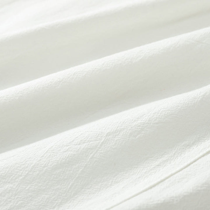 Buddha Stones 2Pcs Fall Lace-up Three Quarter Sleeve Cotton Kimono Drawstring Pants With Pockets Men's Meditation Cloth Set - image 17