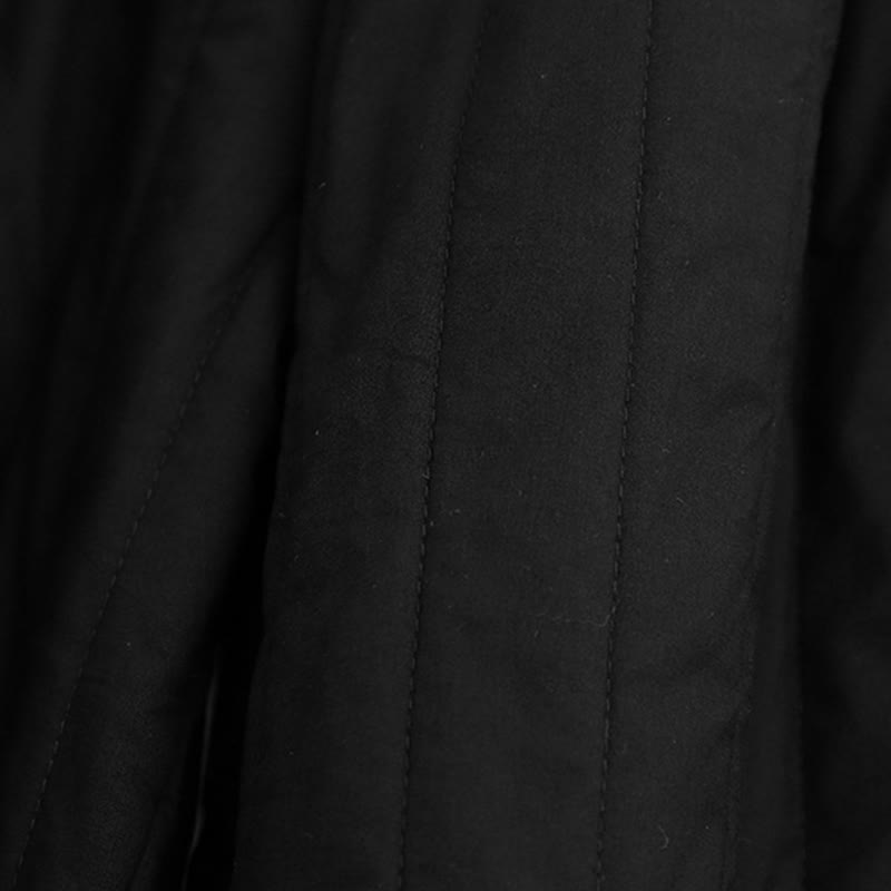 Buddha Stones Winter Plain Color Blocking Design Cotton Women's Harem Pants With Pockets - image 9