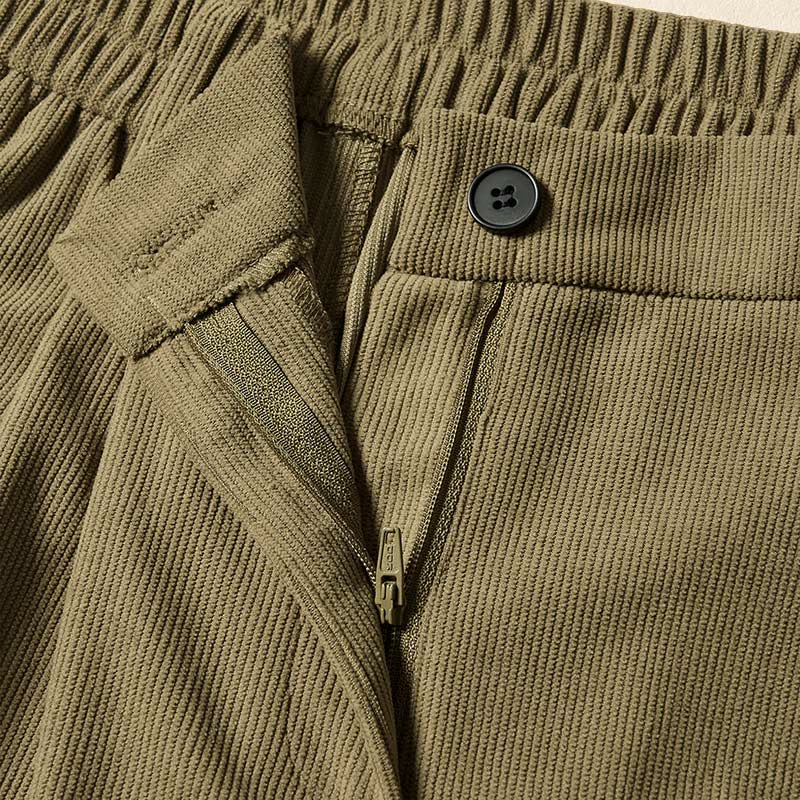 Buddha Stones Commute Fall Corduroy Women's Harem High Waist Pants With Pockets - image 6