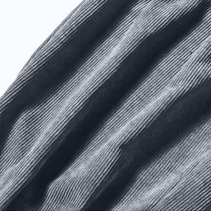 Buddha Stones Retro Men's Plain Fleece-Lined Corduroy Simple Design Harem Pants With Pockets - image 28